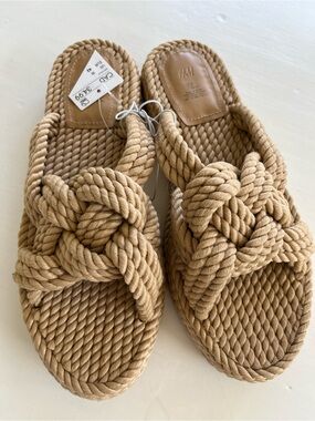 H&M Platform Rope Sandals Size 11